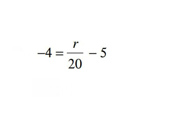 r = ?