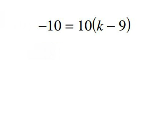 k = ?
