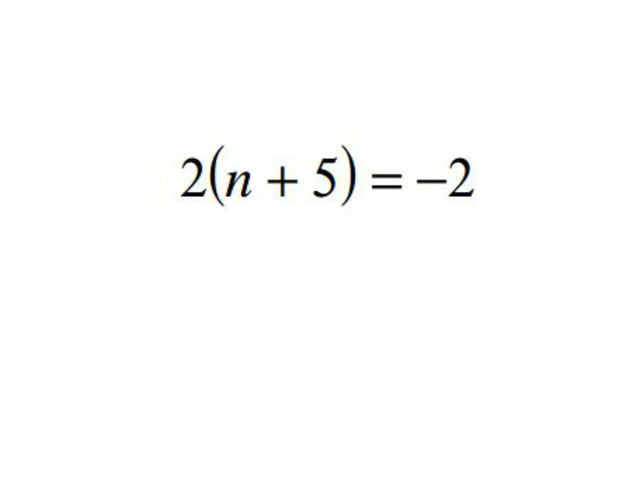 n = ?