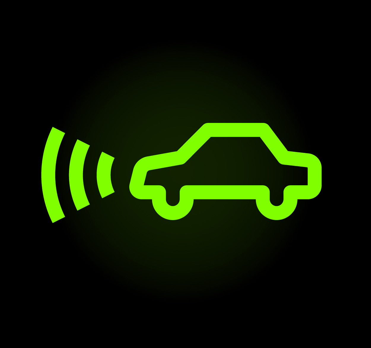 Cruise control indicator light Cruise control indicator light